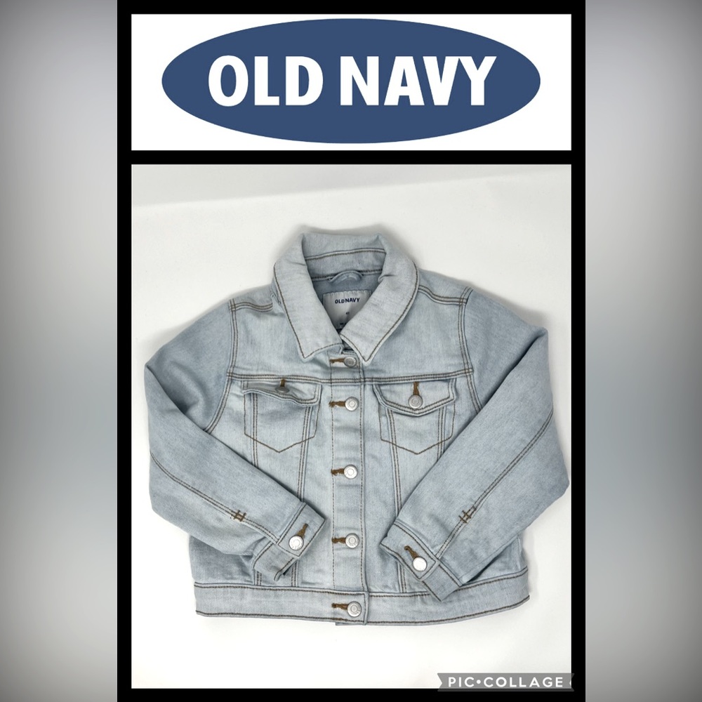Old Navy Light Wash Trucker Denim Jean Jacket Size 4T